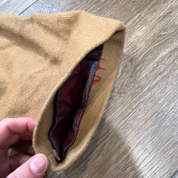 Riccardo Fazzi Cashmere Wool Blend Single Breast Men's Camel Coat 3XL - Picture 9 of 15